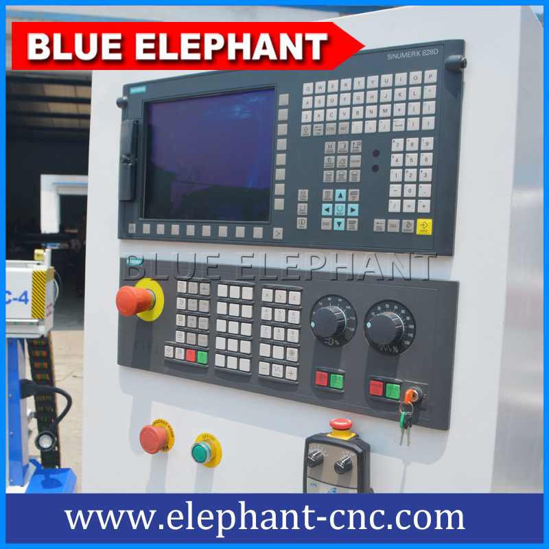 Vacuum Cleaning System 1212 4 Axis Atc Cnc Wooden Engraving Machine , Germany Siemens Controller Wood Cutting Machine