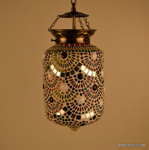 Multicolor Glass Pendant Light For Home Cafe More Style Hanging Lamp Vintage Antique Hanging Pendant Lite With Antique Light