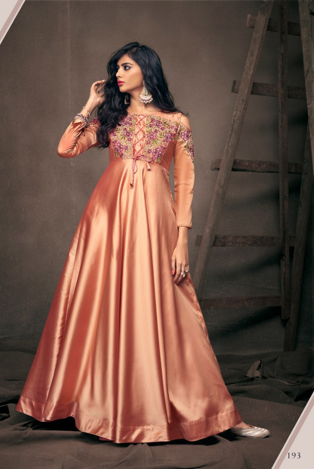 Trendy Readymade Silk Gown