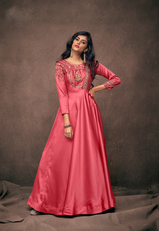 Trendy Readymade Silk Gown