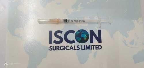 Auto Disable Syringe 0.1ml - ISI and IS Certified, Single Use, PP Material, Stainless Steel Needle | Zero Dead Space, Plunger Locking Mechanism