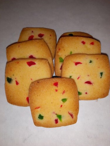 Cherry Biscuit - Square Shaped, Cherry and Milk Powder Flavored | Highly Nutritious, Hygienically Baked, Irresistibly Delicious