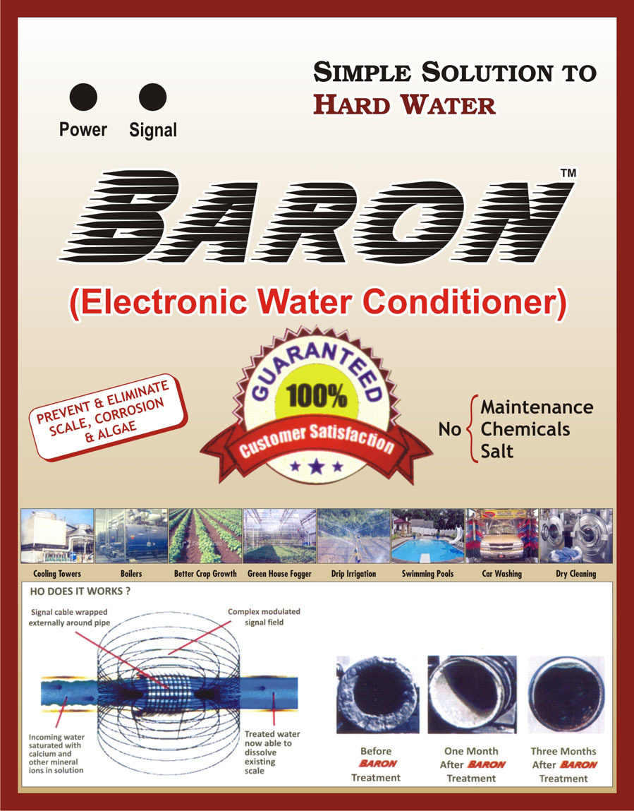 Electronic Water Conditioner Installation Type: Cabinet Type