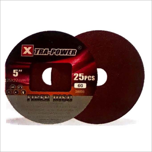 Fiber Disc - Round, Dark Red, 10-50 Weight | Ideal for Grinding, Blending & Deburring on Ferrous Metals, Paint, Stainless Steel & More