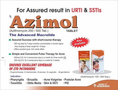 Azithromycin टैबलेट्स