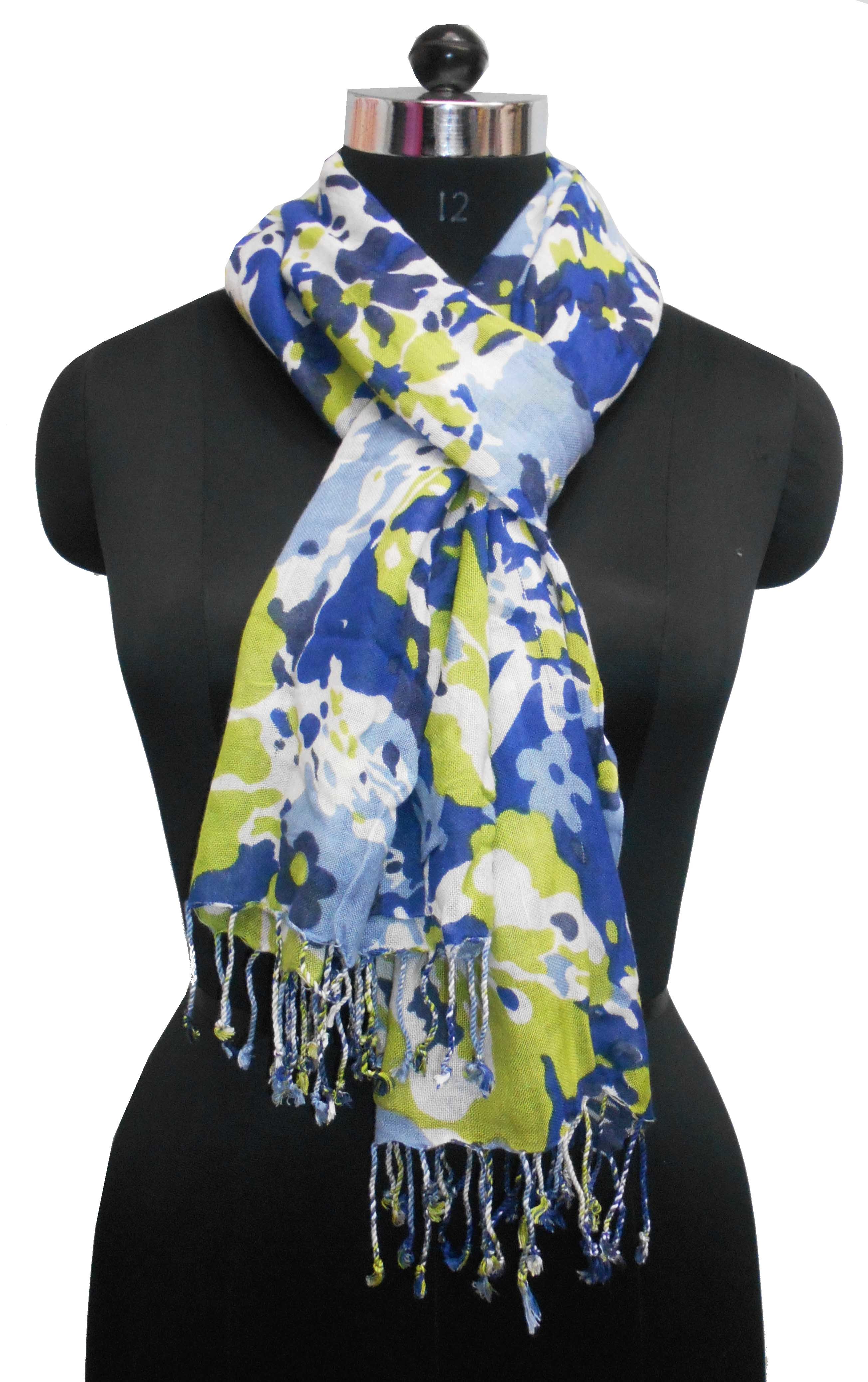 Mix Color Printed Shawl