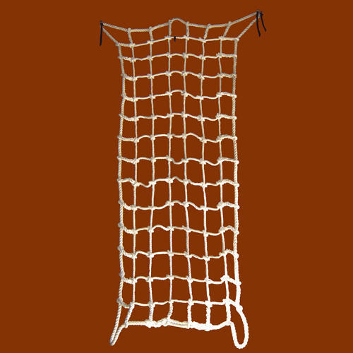 Scramble Nets - Polyamide/Nylon, Round Hole, Silver Color | High Load Bearing Strength, Ideal for Industrial Use and Bulk Material Handling