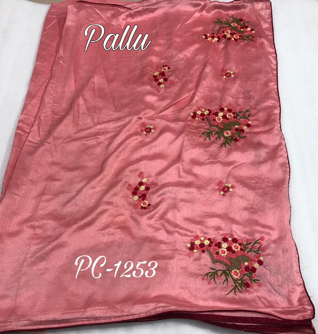 Multi Vichitra Silk Saree
