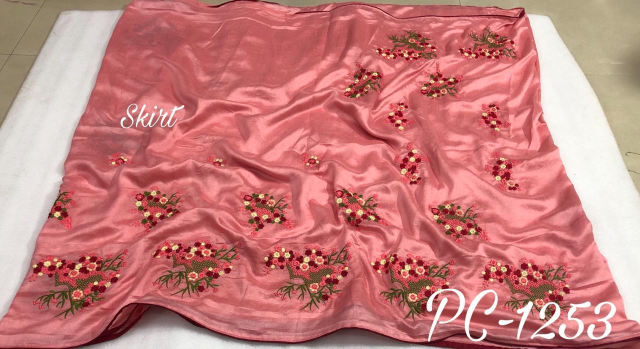 Multi Vichitra Silk Saree