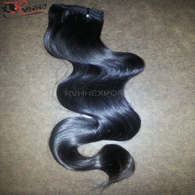 Natural Remy Single Drawn Machine Weft Hair