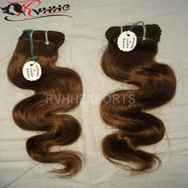 Natural Remy Single Drawn Machine Weft Hair