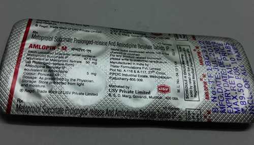 मेटोप्रोलोल सक्सेनेट प्रोलोज्ड रिलीज एम्लोडपाइन जनरल मेडिसिन
