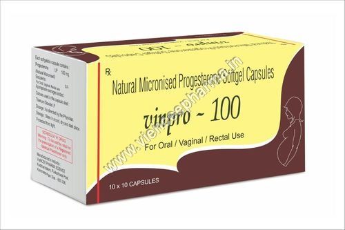 Natural Micronised Progesterone Softgel Capsules