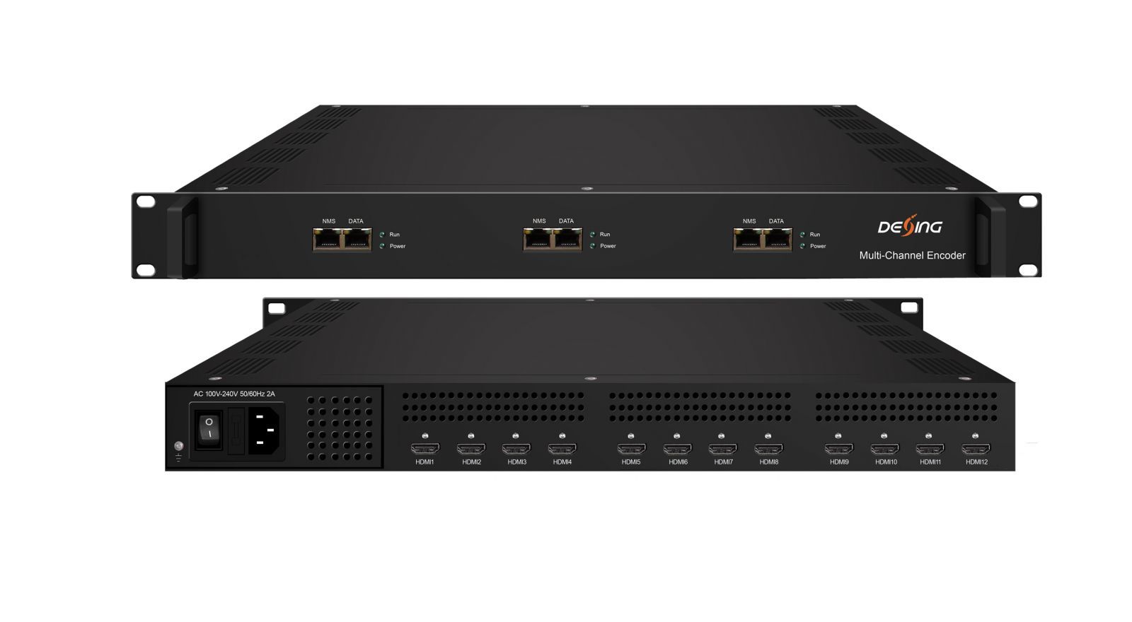 Cable Tv Equipment - 8-channel Headend System | H.264 & Mpeg-2 Encoding, Black, Qam Modulation, Reliable Iptv Solutions, Asi & Ethernet Interfaces