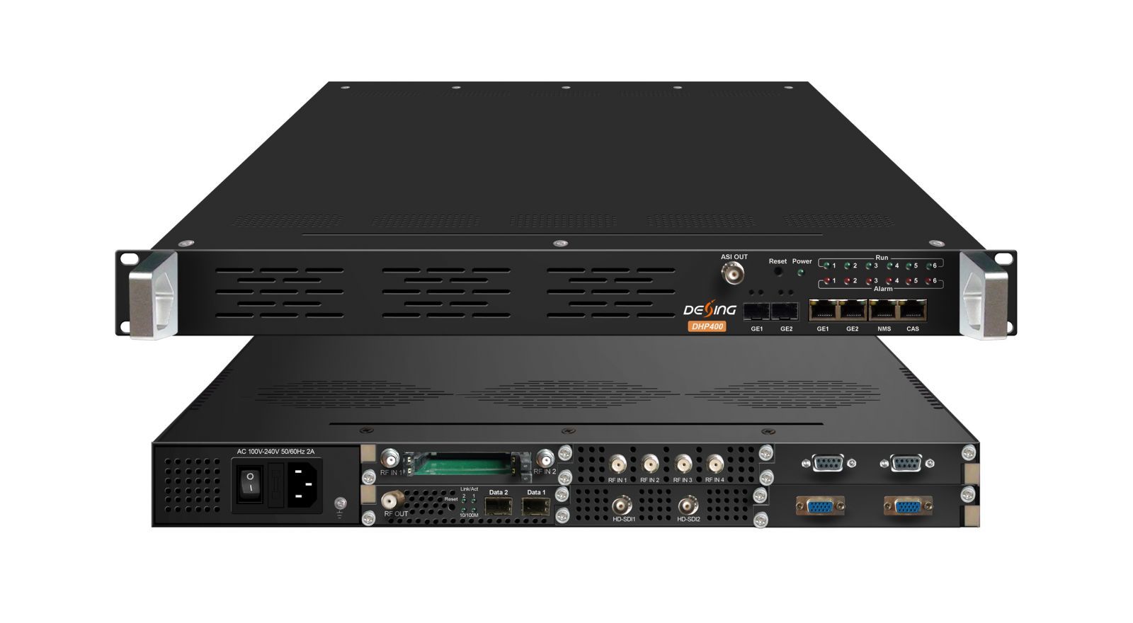 Cable Tv Equipment - 8-channel Headend System | H.264 & Mpeg-2 Encoding, Black, Qam Modulation, Reliable Iptv Solutions, Asi & Ethernet Interfaces