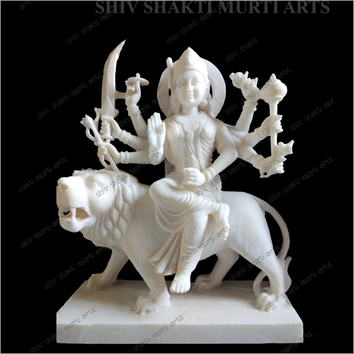 सफेद संगमरमर लक्ष्मी प्रतिमा