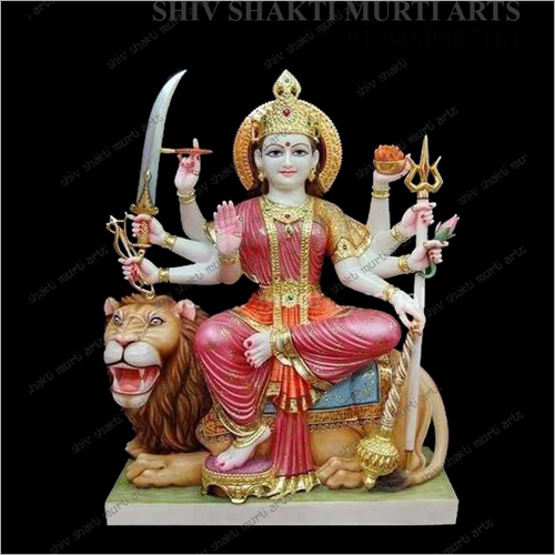 मार्बल लॉर्ड दुर्गा की प्रतिमा