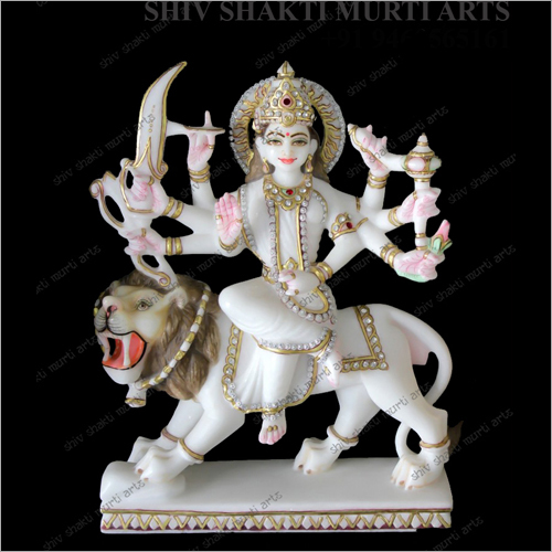 मार्बल शक्ति माता की मूर्ति