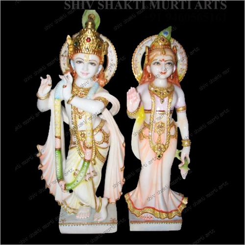 Marble Radha Krishna Statue