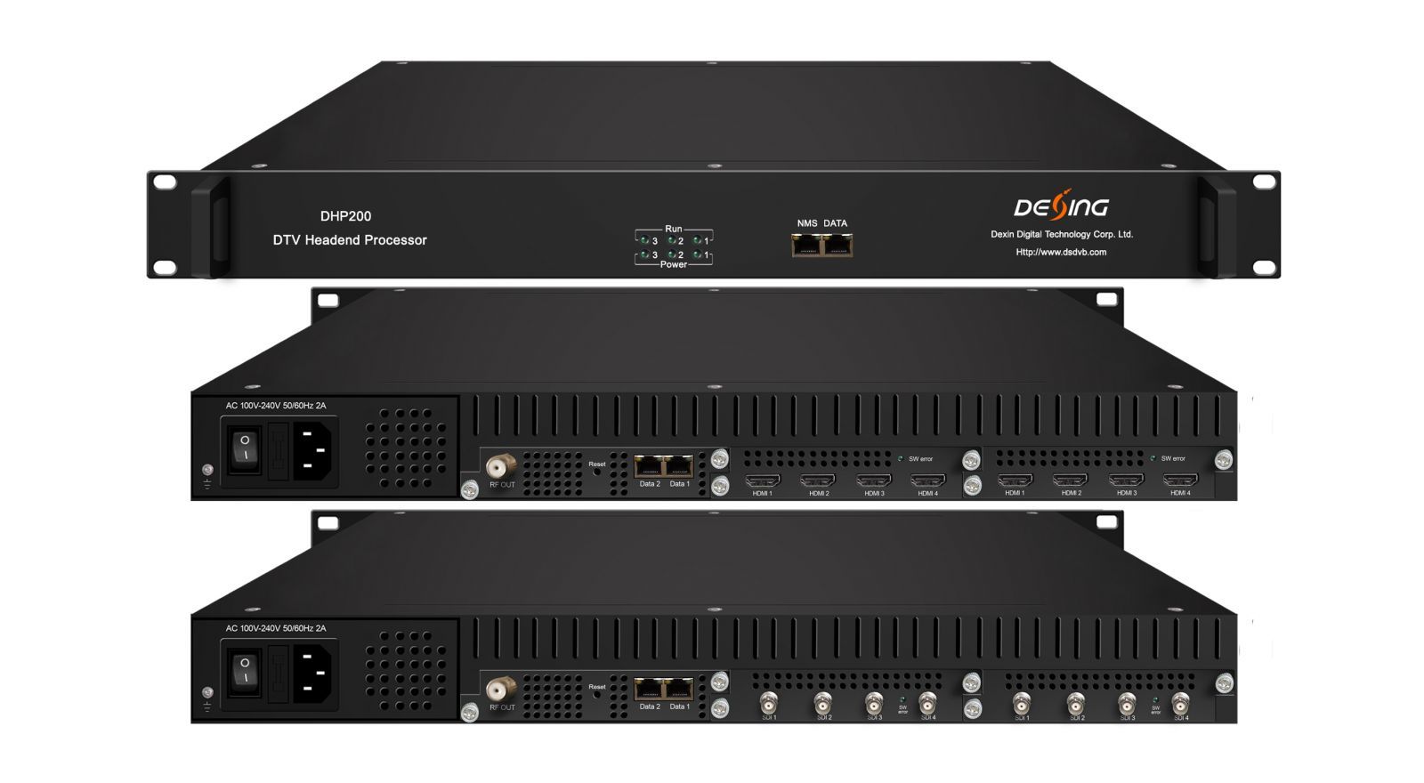 Cable Tv Equipment - 8-channel Headend System | H.264 & Mpeg-2 Encoding, Black, Qam Modulation, Reliable Iptv Solutions, Asi & Ethernet Interfaces