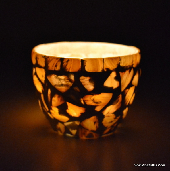 Glass T Light Candle Votive Seap