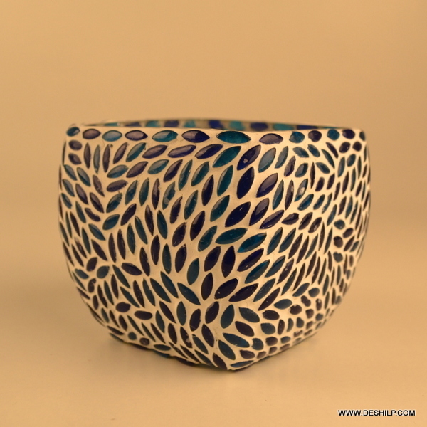Auracraze Mosaic Holder - Material: Glass