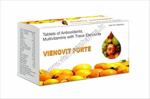 Tablets Of Antioxidants, Multivitamins With Trace Elements