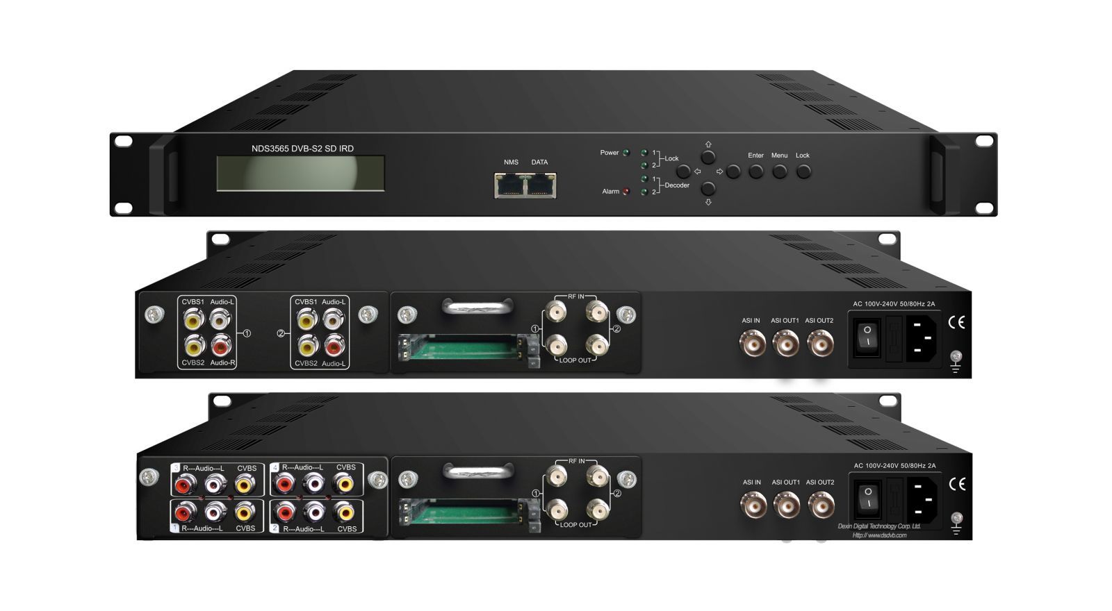 Sat/ip Multi Input Ird With Asi/ip/udp Out