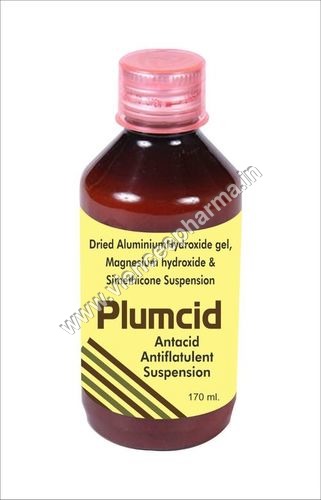 ड्राइड एल्युमिनियम हाइड्रॉक्साइड जेल, मैग्नीशियम हाइड्रॉक्साइड और सिमेथिकोन सस्पेंशन
