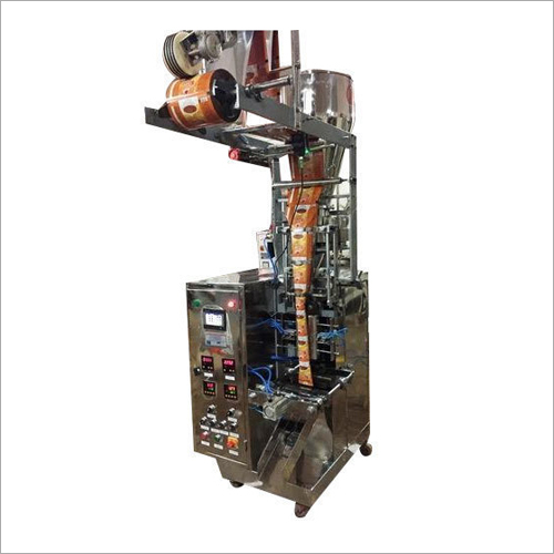 Namkeen Packing Machine - Stainless Steel, 10-50g & 50-200g Pouch Capacity | Fully Automatic, Durable, Rust Proof, Heavy Duty Machine