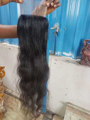 Curly Lace Closure - Remy Human Hair, 8 Inch Length, Black Color - Luxurious Indian Curly Style for Women
