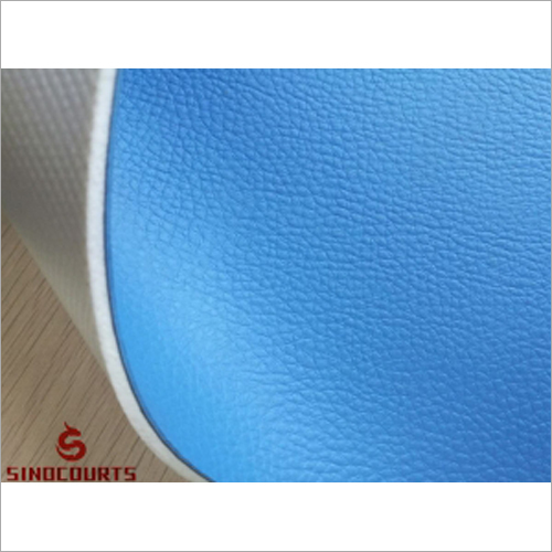 Can Be Customized 4.5mm Green Litchi Pvc Sport Flooring