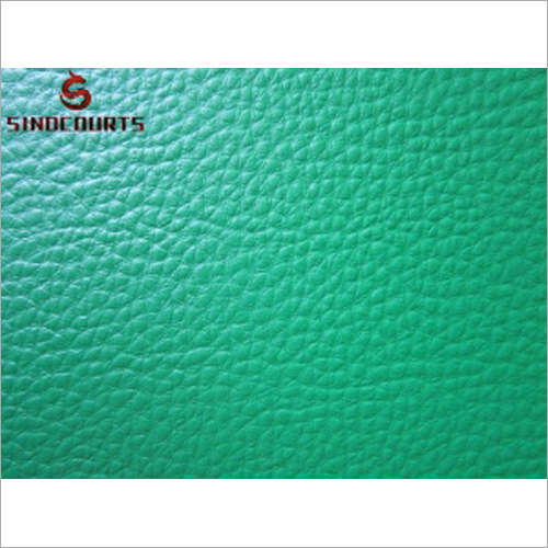 Can Be Customized 4.5mm Green Litchi Pvc Sport Flooring