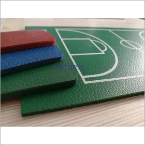 Green 5mm Outdoor Stone Surface Pvc Sports Flooring