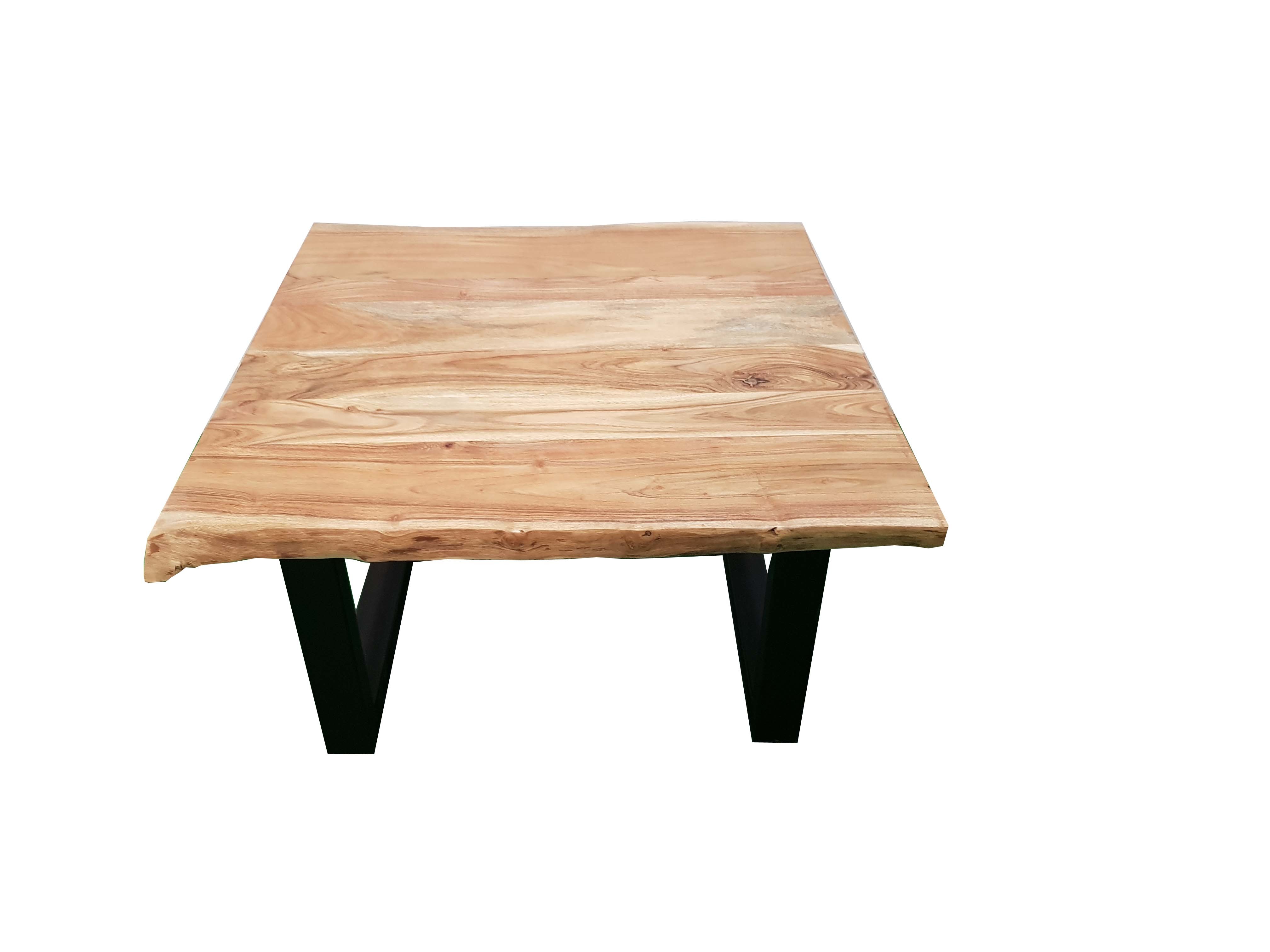 Natural Finish Live Edge Coffee Table