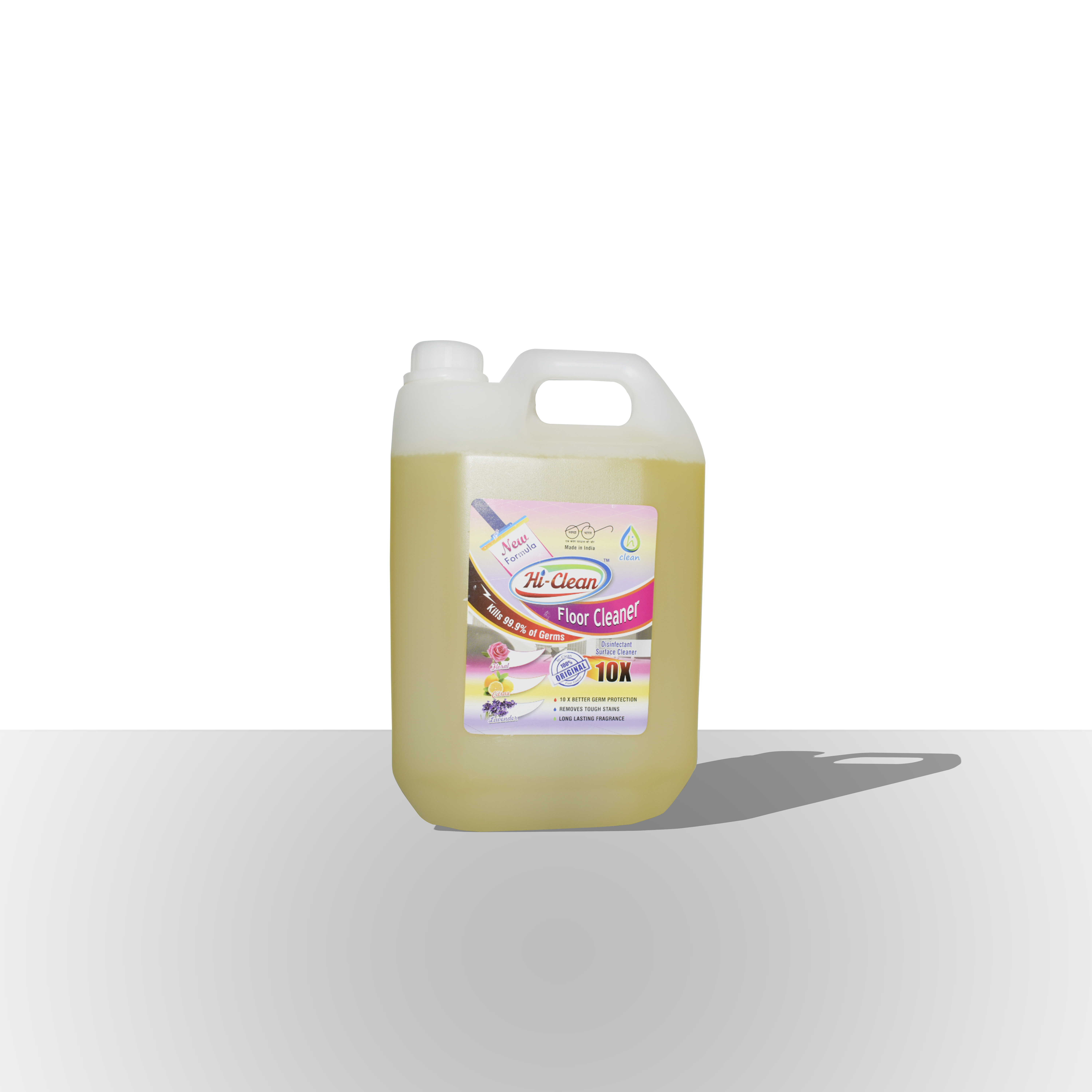 Floor Cleaner - Liquid Solution For High-cleaning And Disinfection | Ideal For Marble, Granite, Tiles, And Synthetic Floors In Hospitals, Hotels, And Institutions