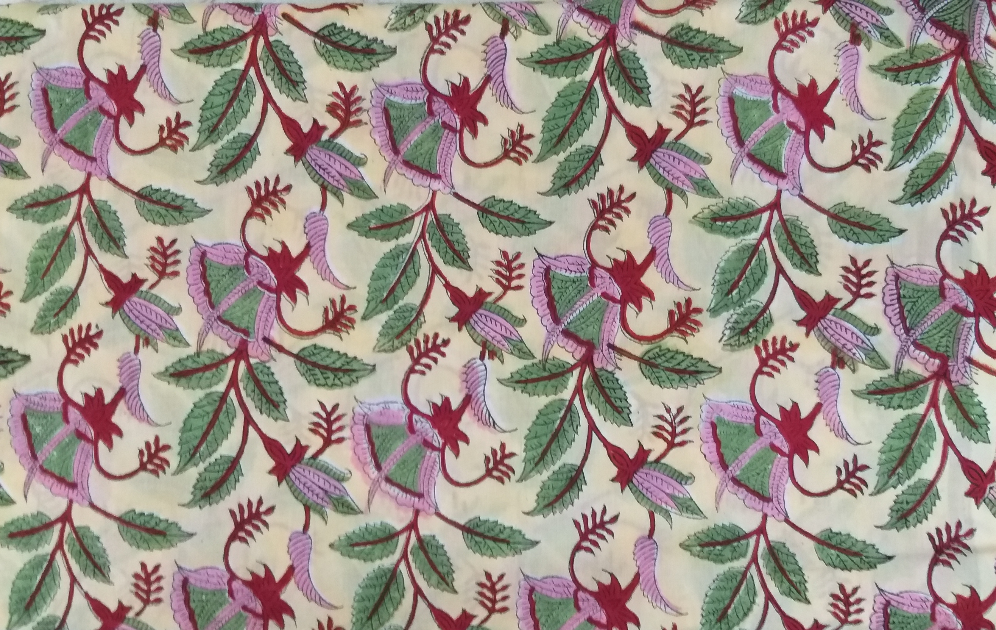 Hand Block Print 100% Cotton Fabric