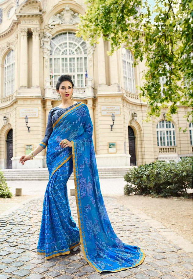 Designer Brasso Saree