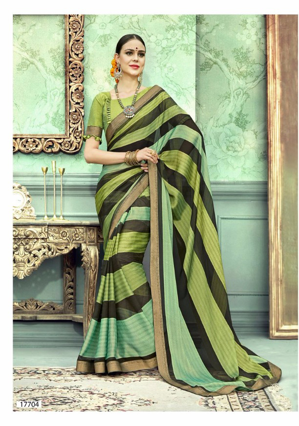Stylish Chiffon Brasso Saree