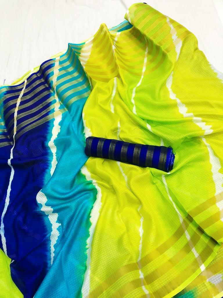Multi Bandhani Saree