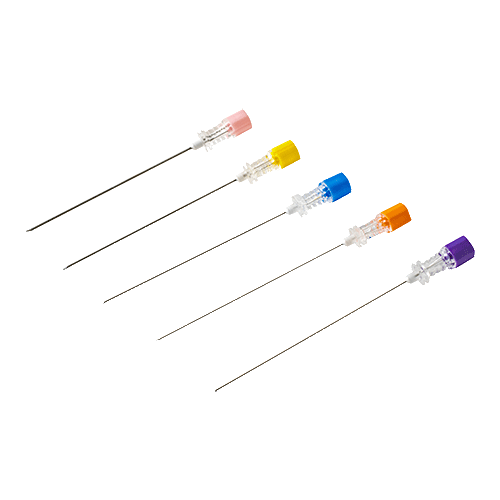 Spinal Needle - Clear Polycarbonate Hub, Enhanced Tactile Feedback | Low Puncture Force, Rapid CSF Flashback, Color Coded Stylet