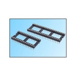 Machine Pin Ic Sockets - Copper Alloy, 2.54mm Pitch, Black/brown | Industrial Use, Rated Voltage Ac 500v, Operating Temp -55â°c To +105â°c