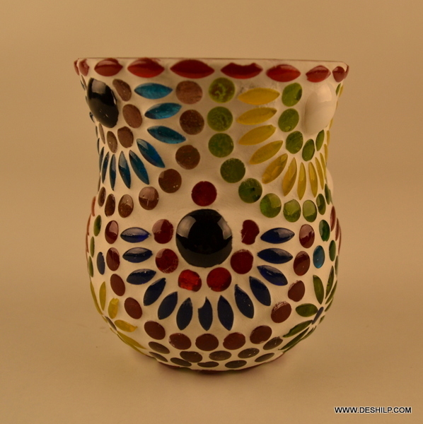 Decor Shape Glass Mosaic Votive