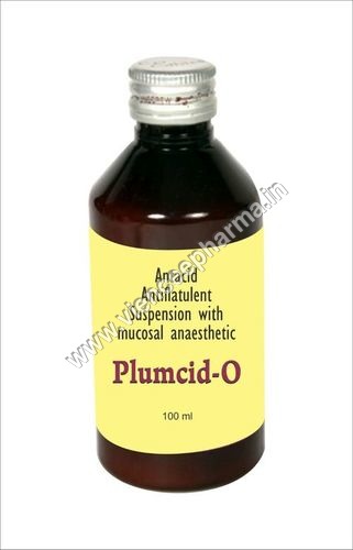 म्यूकोसल एनेस्थेटिक के साथ एंटासिड एंटीफ्लैटुलेंट सस्पेंशन