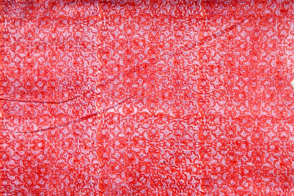 5 Yard Hand Block Print 100% Cotton Fabric Design