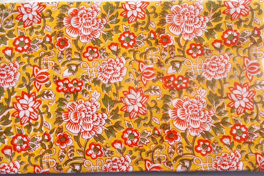 Hand Block Print 100% Cotton Fabric