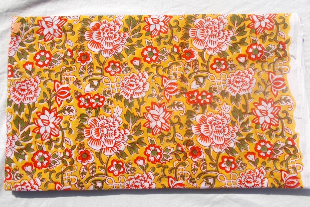 Hand Block Print 100% Cotton Fabric