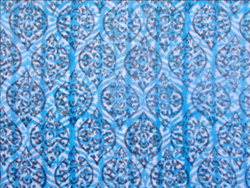 ब्लॉक फैब्रिक डिजाइन 100% कॉटन