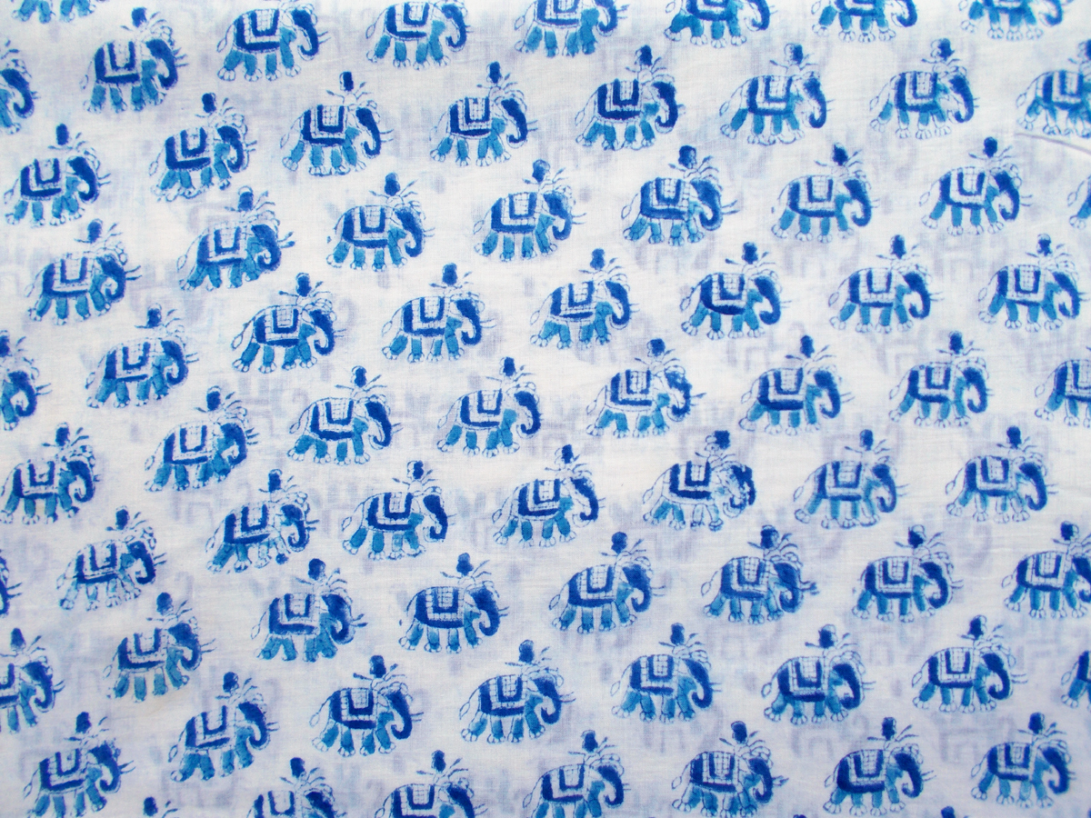 Elephant Printed Pattern