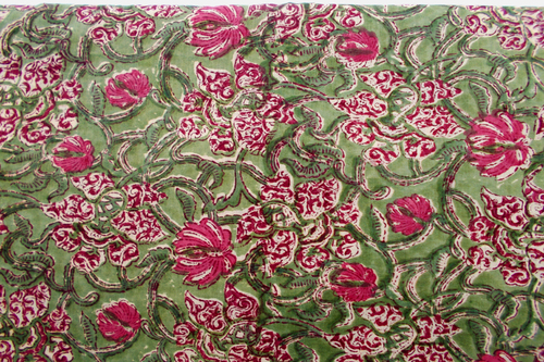 5 यार्ड हैंड ब्लॉक प्रिंट डिज़ाइन